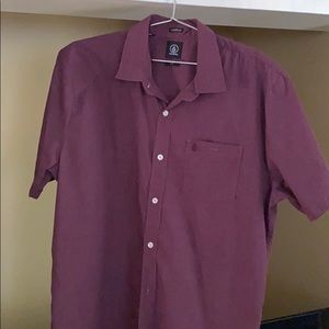 Volcom short sleeve button down